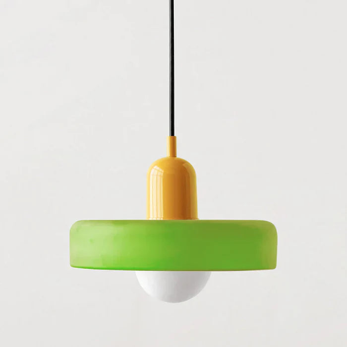 Lampe Suspendue Bauhaus en Verre Coloré – Suspension Design Moderne pour Intérieur Élégant