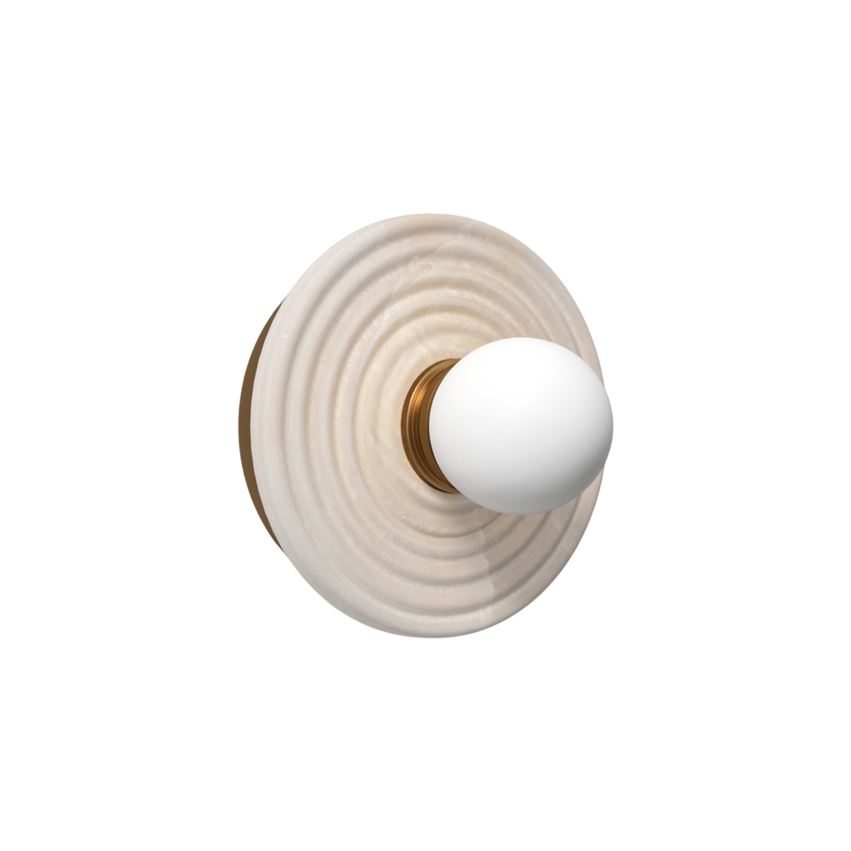 Lampe Murale en Albâtre et Verre Éclairage Moderne Minimaliste