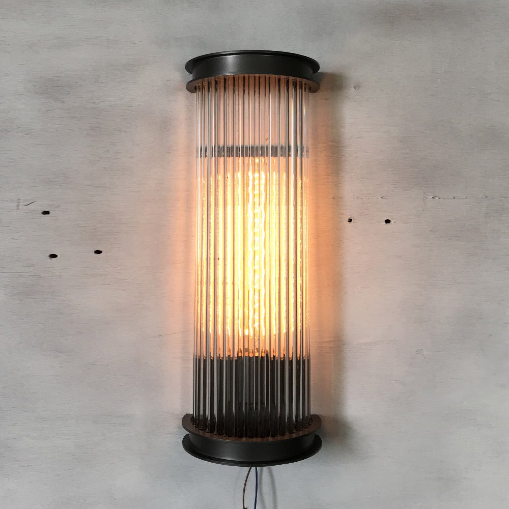 Lampe Murale Métal Et Cristal Pour Ambiance Industrielle Chic