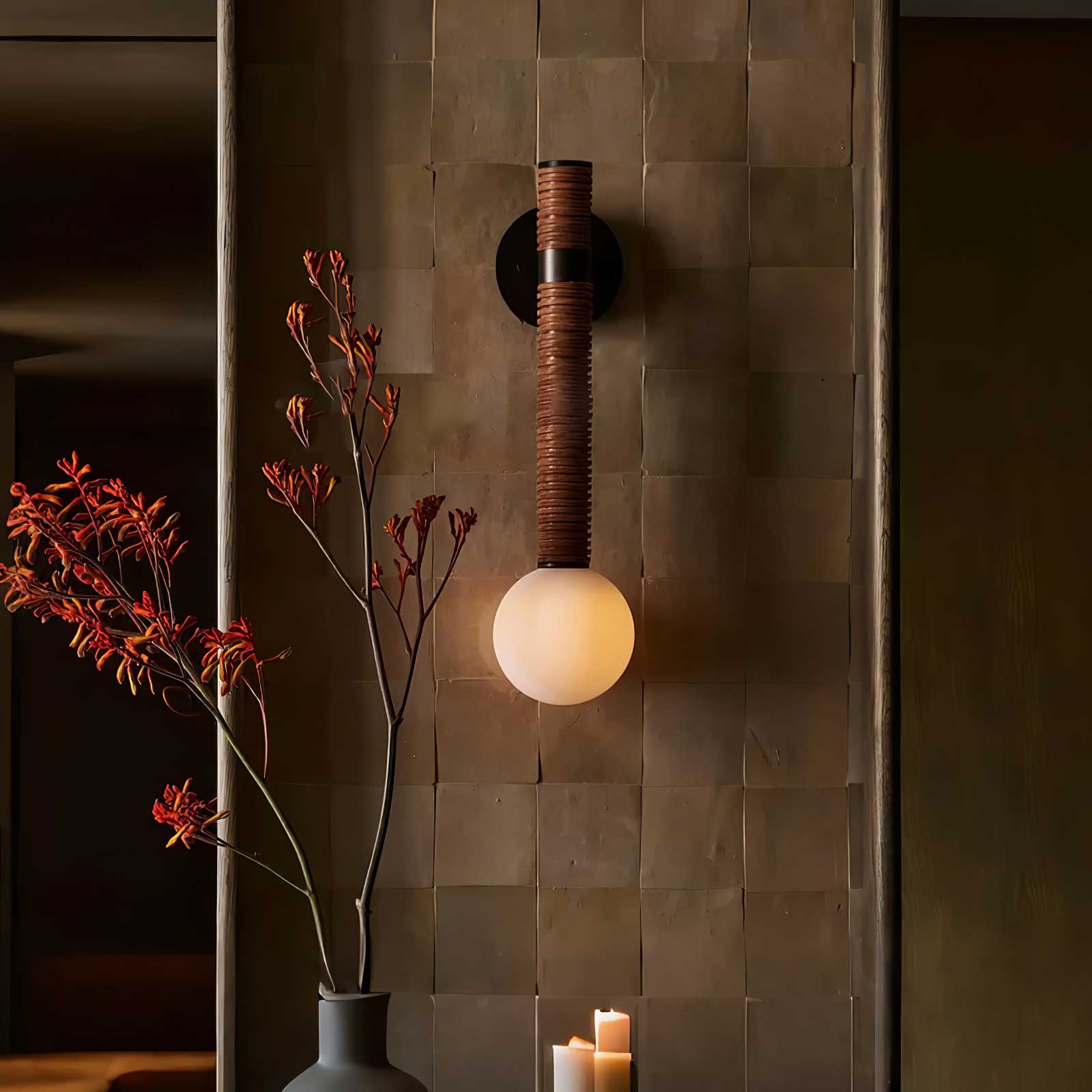 Lampe Murale Métal Minimaliste Design Épuré Pour Lumière Élégante