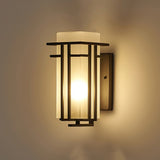 Lampe Murale Extérieure Étanche En Fer Forgé Style Lanterne Rétro