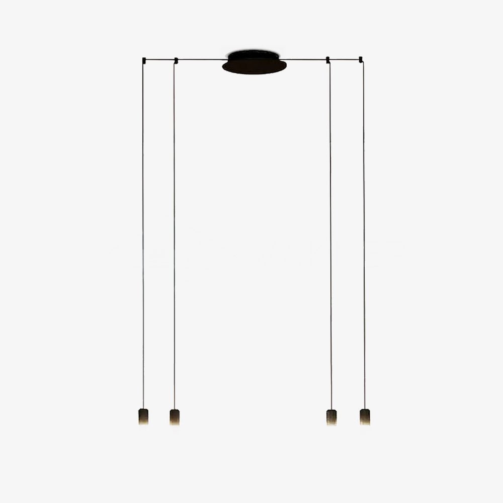 Plafonnier Suspension Moderne Acrylique Et Métal Ambiance Contemporaine