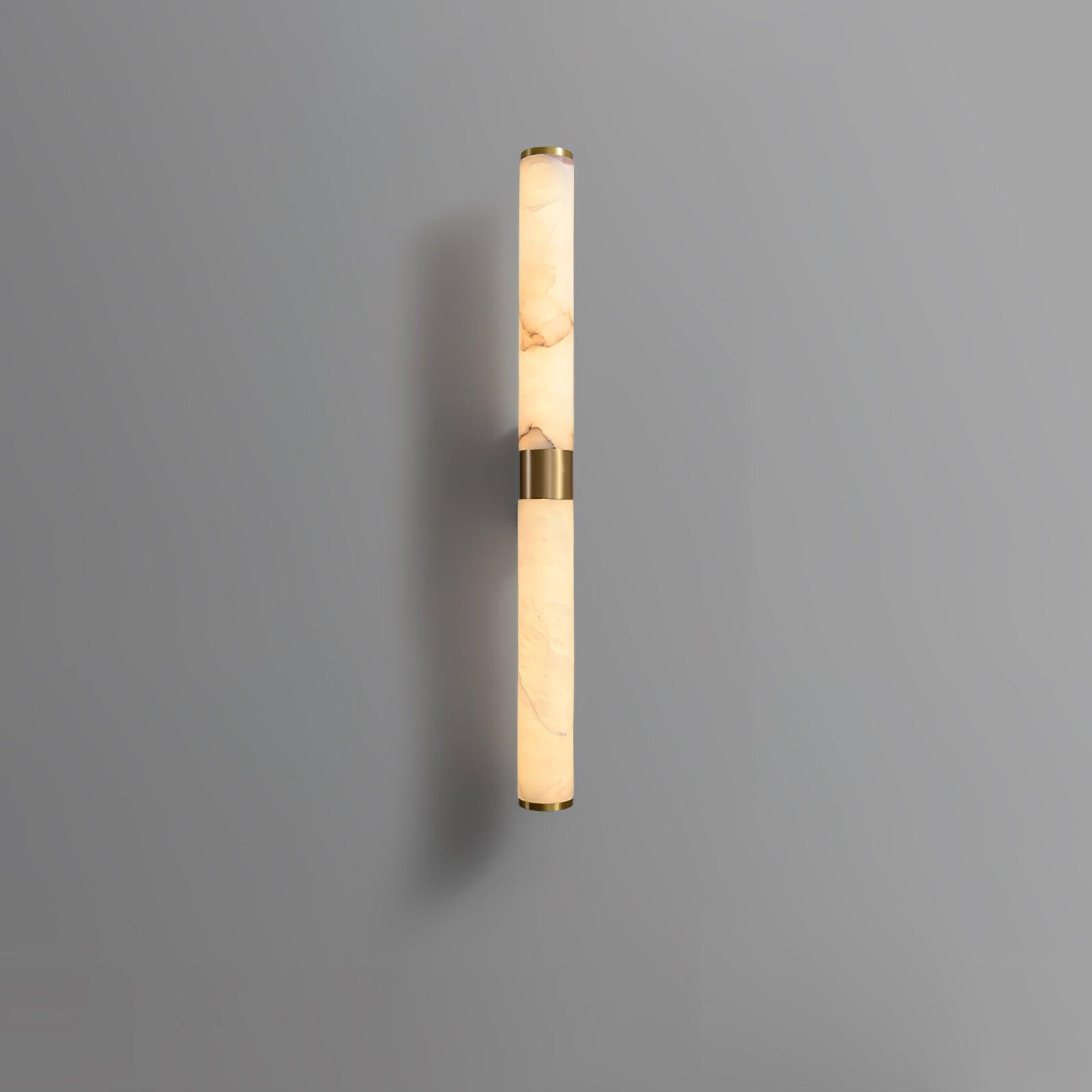 Lampe Murale Minimaliste En Albâtre Et Laiton Avec LED Intégrée