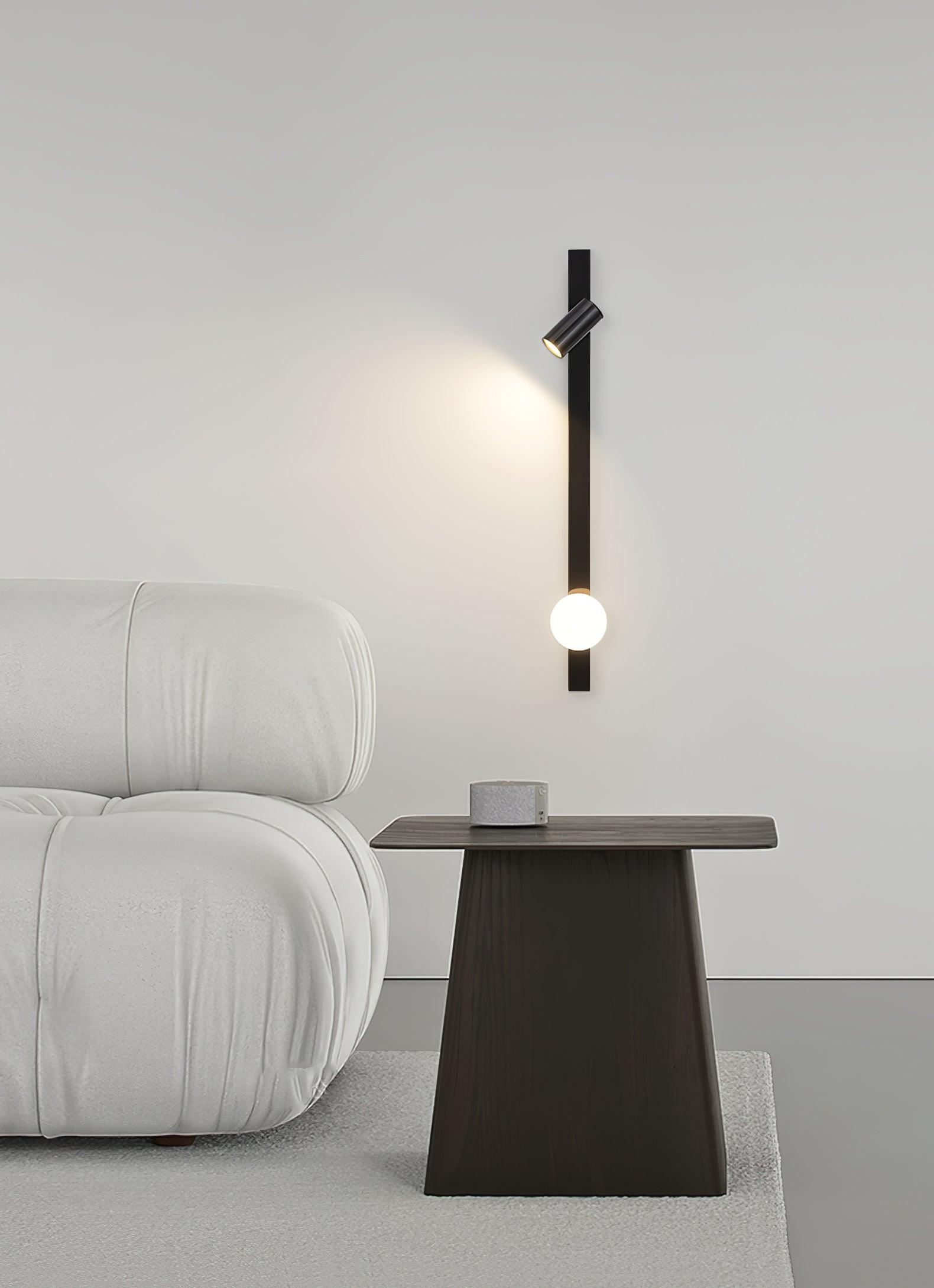 Lampe Murale En Laiton Et Verre Design Minimaliste