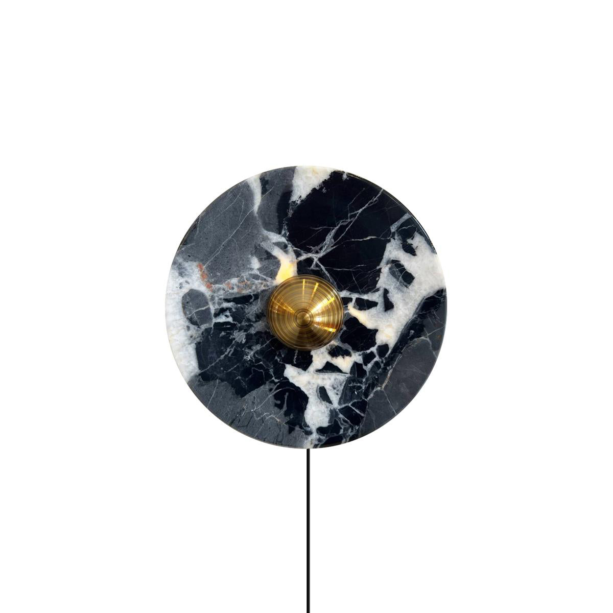 Lampe Murale Élégance Marbre Et Métal À Brancher Pour Intérieur
