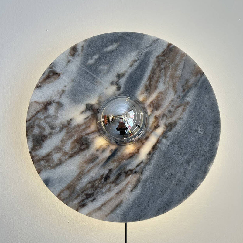 Lampe Murale Élégance Marbre Et Métal À Brancher Pour Intérieur