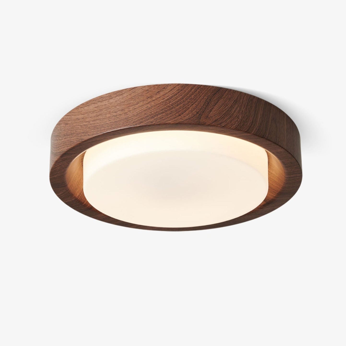 Plafonnier Bois à LED Intégré, Lumière Variable 3000 4000 6000K