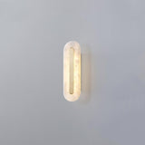 Applique Murale Albâtre Et Laiton Avec Éclairage LED Intégré