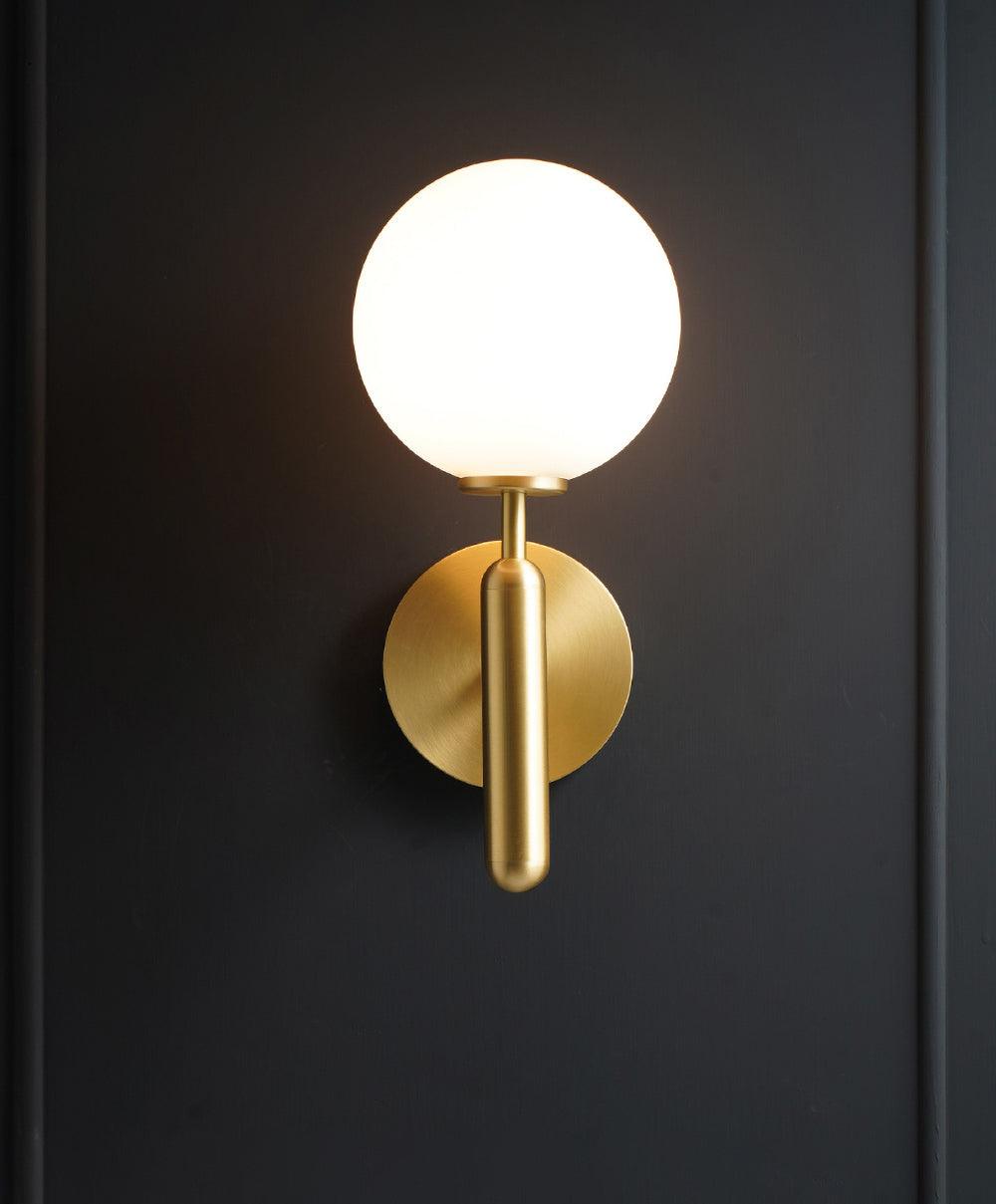 Lampe Murale Globe En Verre Plug In Pour Ambiance Nordique