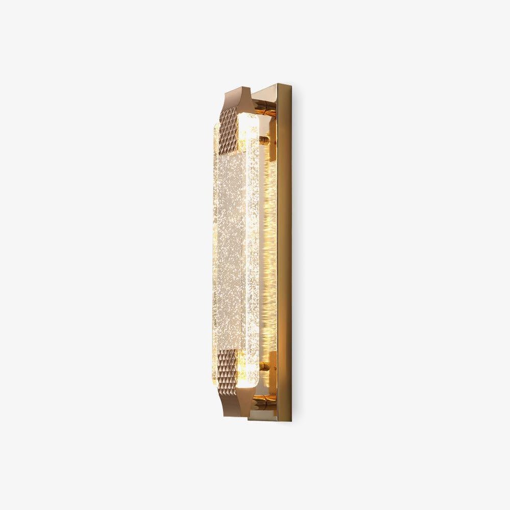 Lampe Murale Cristal Glam Avec LED Intégrée Et Lumière Ajustable