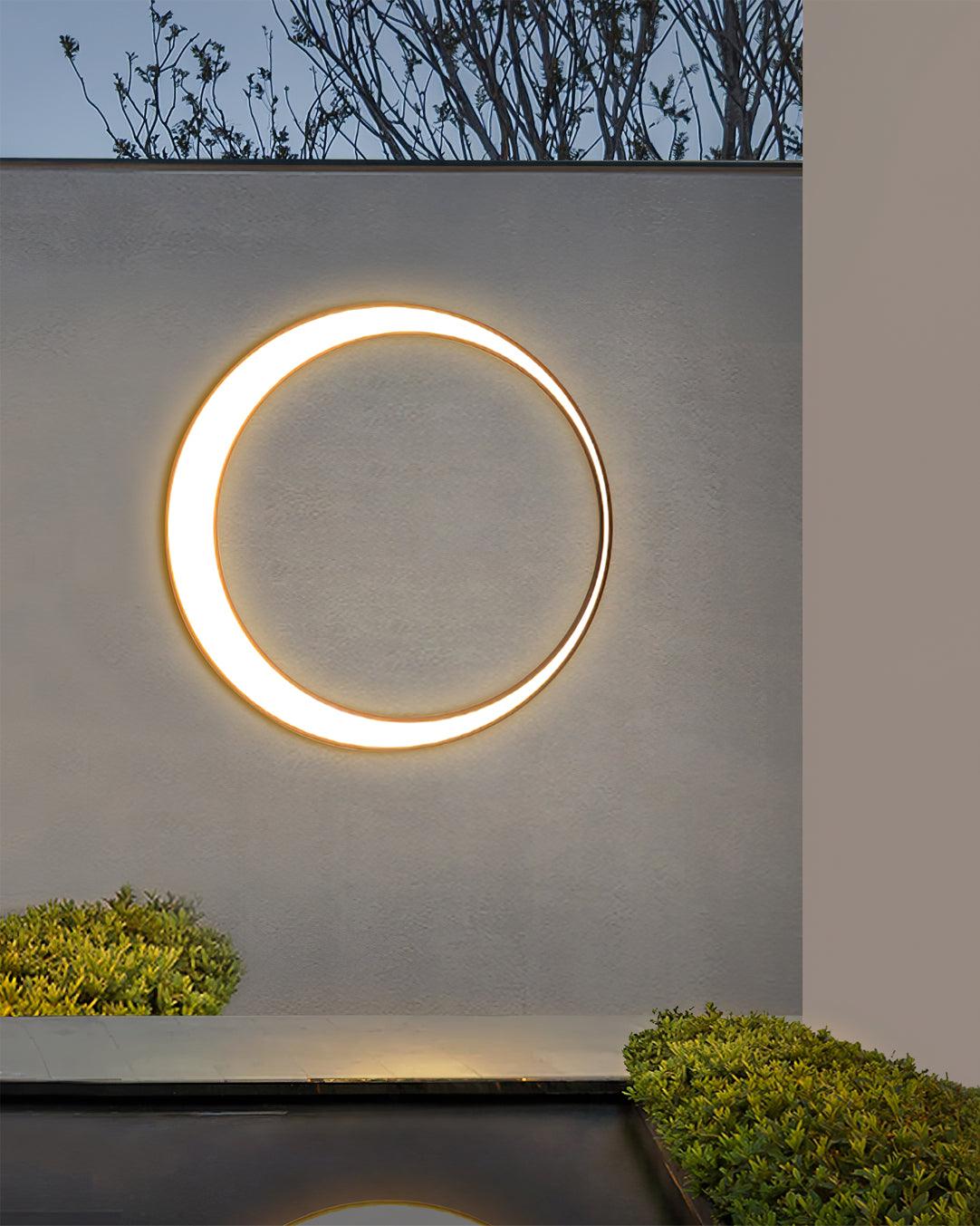 Luminaire Extérieur Circulaire LED Applique Murale Éclairage Économique