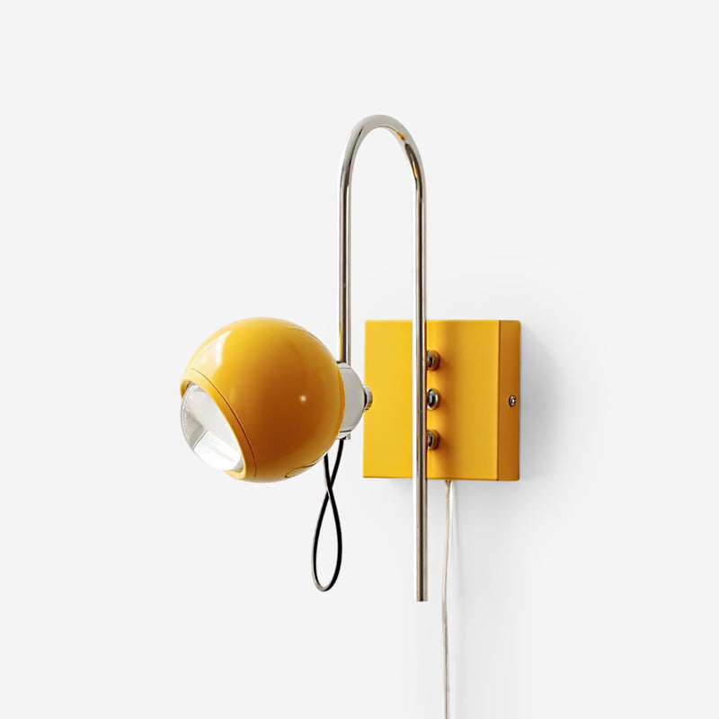 Lampe Murale LEDs Intégrées Design Rétro Futuriste Durable