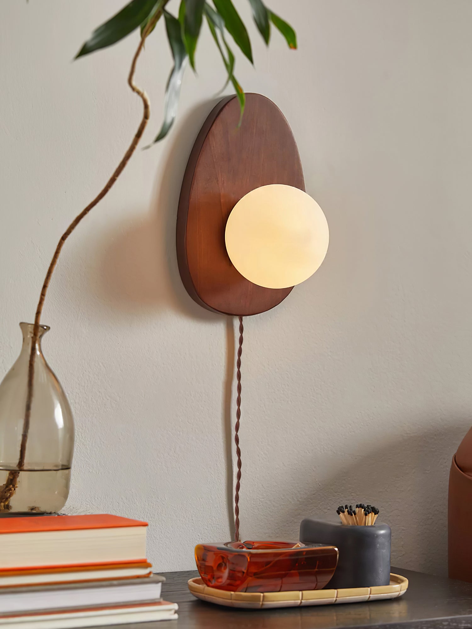 Lampe Murale En Bois Et Verre Pour Ambiance Chaleureuse Style Nordique