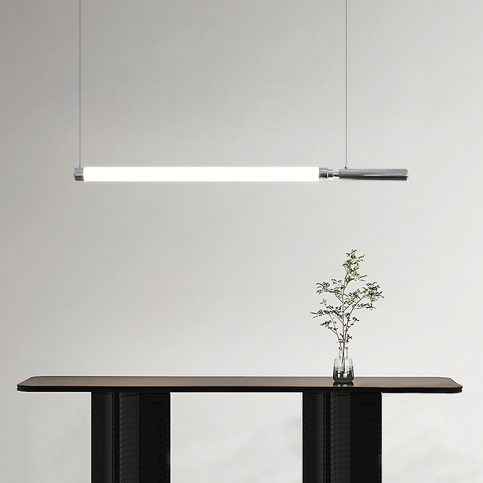 Suspension Verre Moderne Avec LED Températures Ajustables 3000K à 6000K