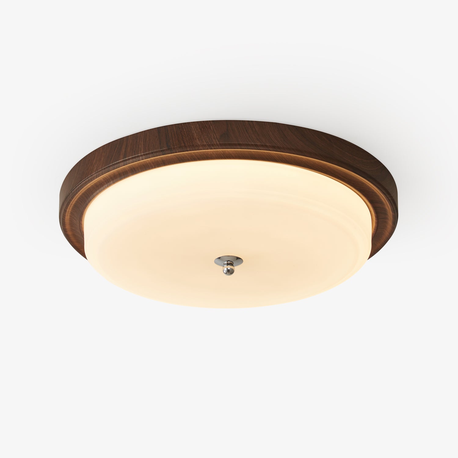 Plafonnier Verre Minimaliste Moderne Avec LED Intégrée Couleurs Variables