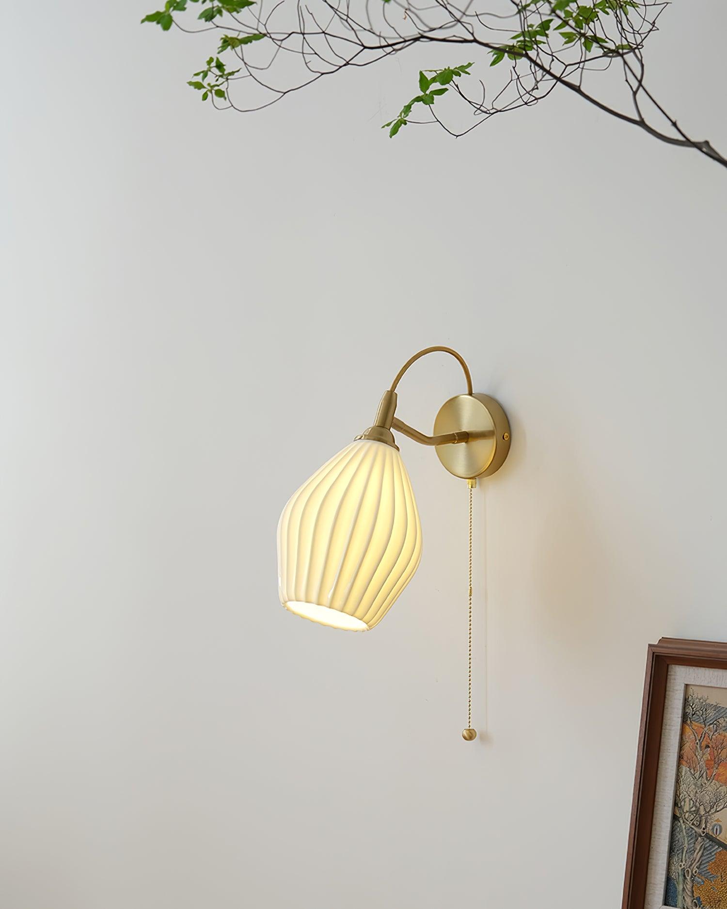 Applique Murale Amira En Céramique Pour Éclairage Doux Et Élégant