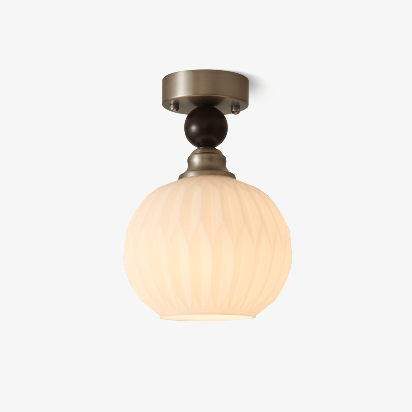 Plafonnier Verre Perle Sphérique Moderne Pour Éclairage Élégant