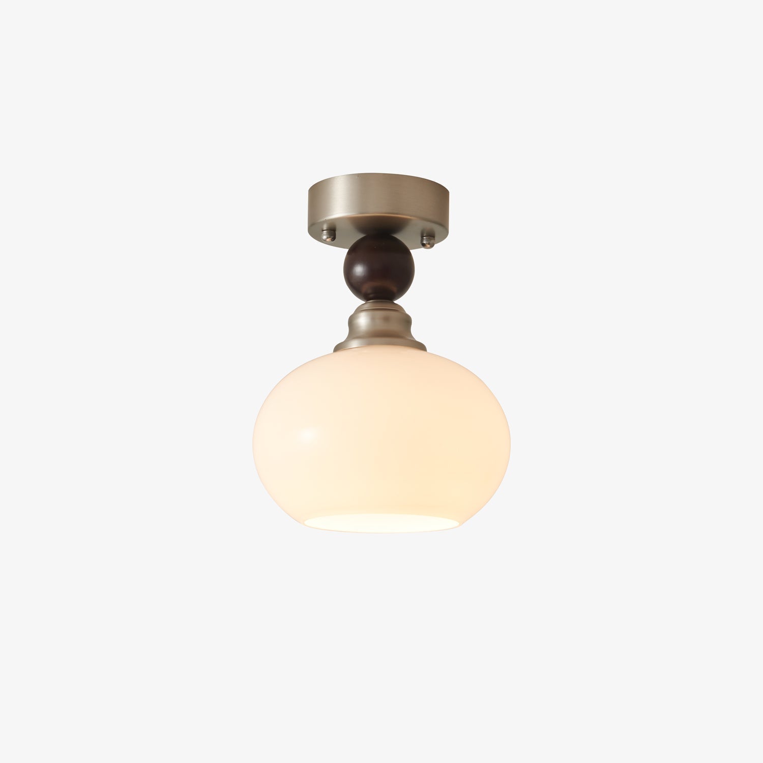 Plafonnier Verre Perle Sphérique Moderne Pour Éclairage Élégant