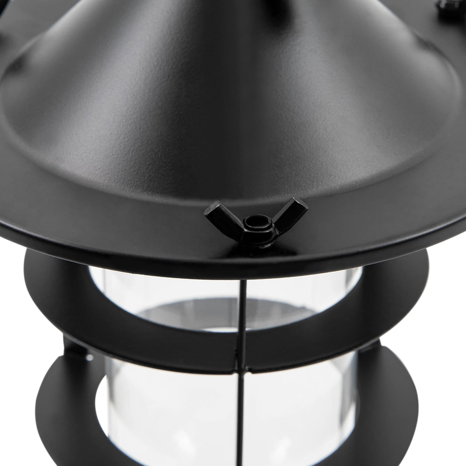Lampe Murale Industrielle En Métal Noir Verre Transparent Ambiance Moderne