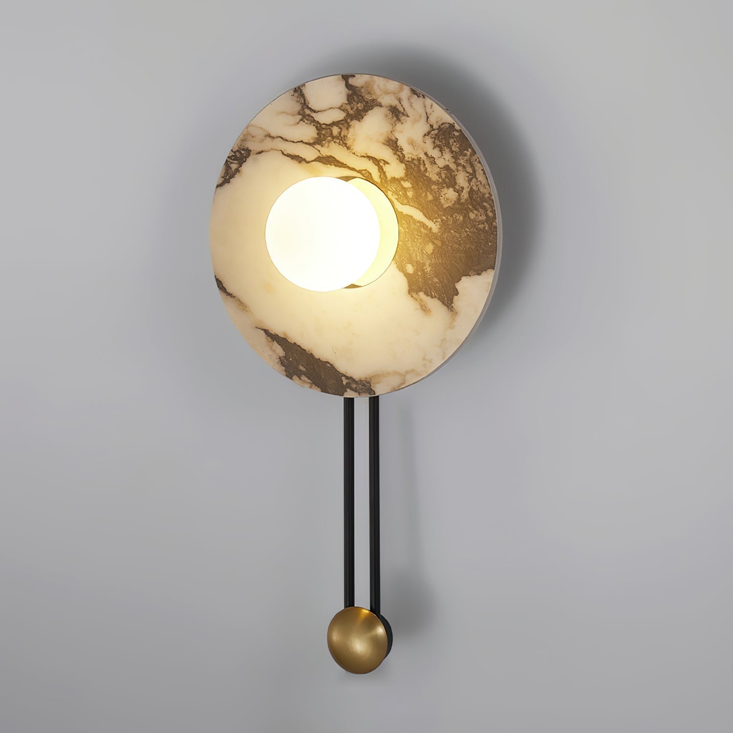 Lampe Murale En Marbre Moderne Minimaliste Pour Ambiance Élégante