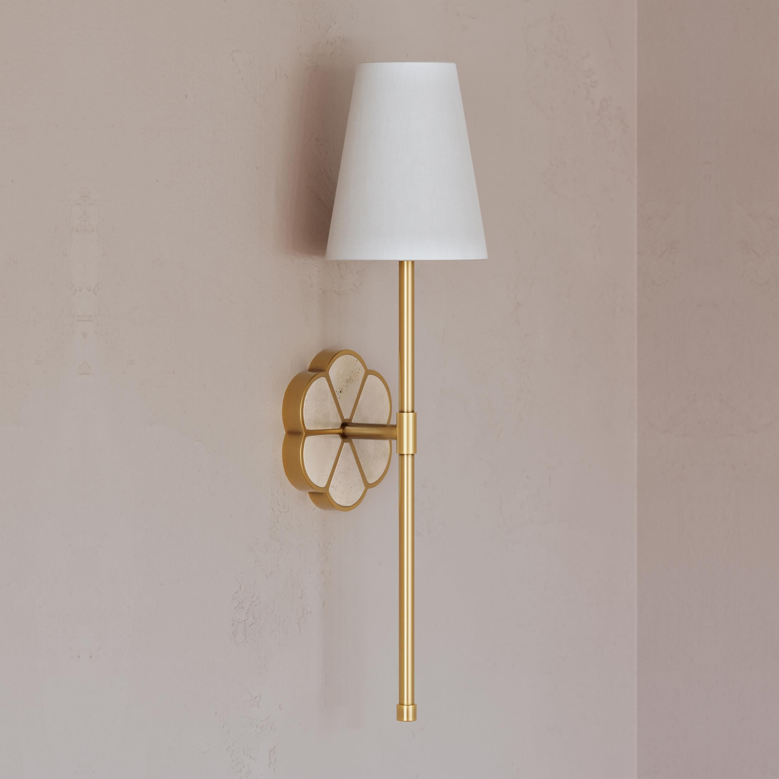 Lampe Murale Industrielle Vintage Ambiance Chaleureuse Abat Jour Tissu