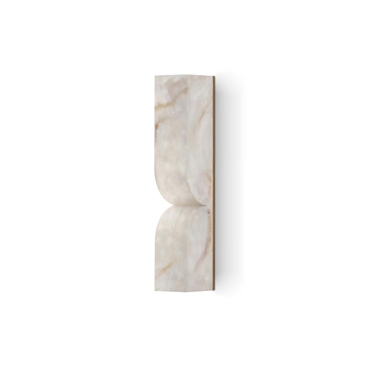 Lampe Murale Rectangulaire en Albâtre Éclairage Moderne Minimaliste