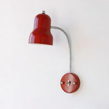 Lampe Murale Rouge Élégante Avec Variateur Compatible E27