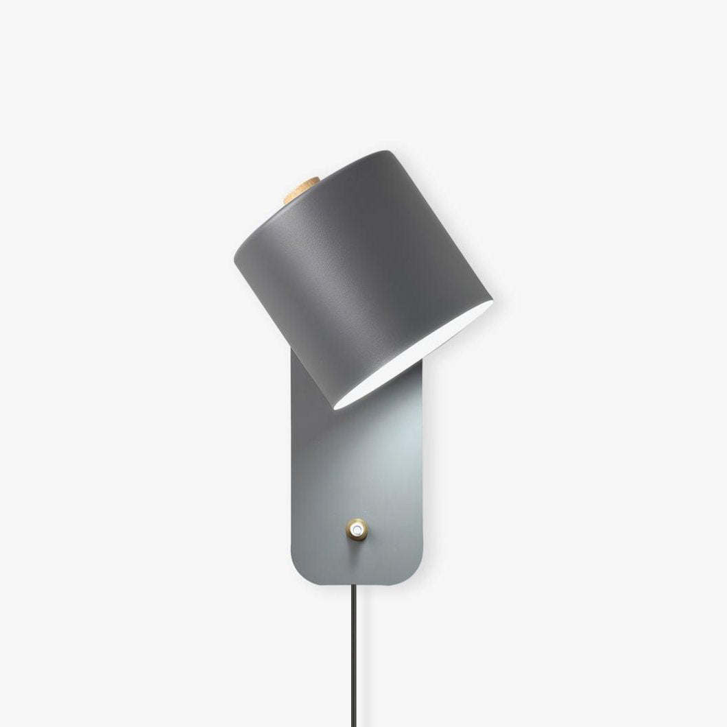 Lampe Murale Cylindre Rotatif 350 Degrés Style Minimaliste Macaron