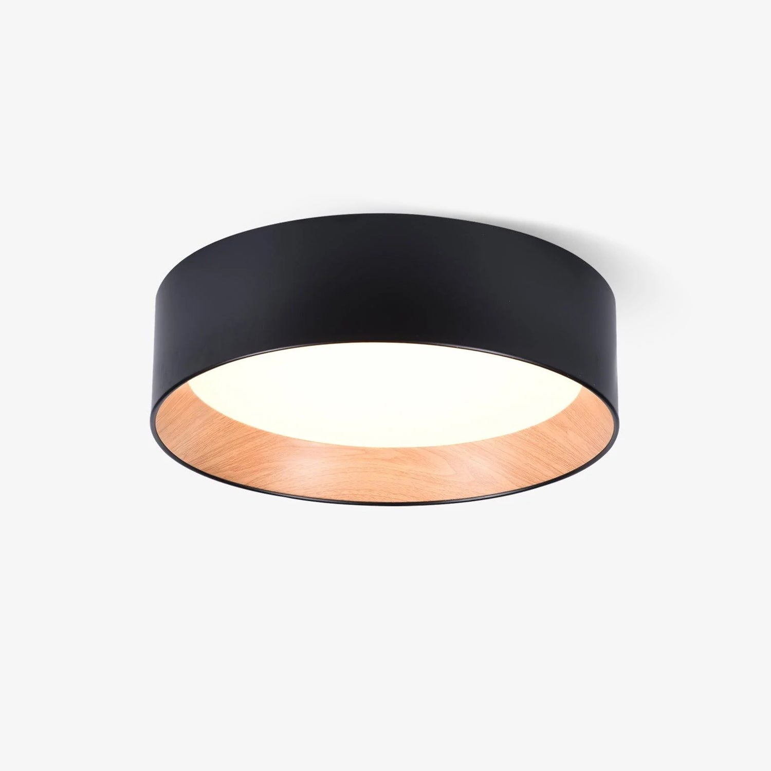 Plafonnier Rond Moderne Avec Led Intégrée Et Températures Ajustables