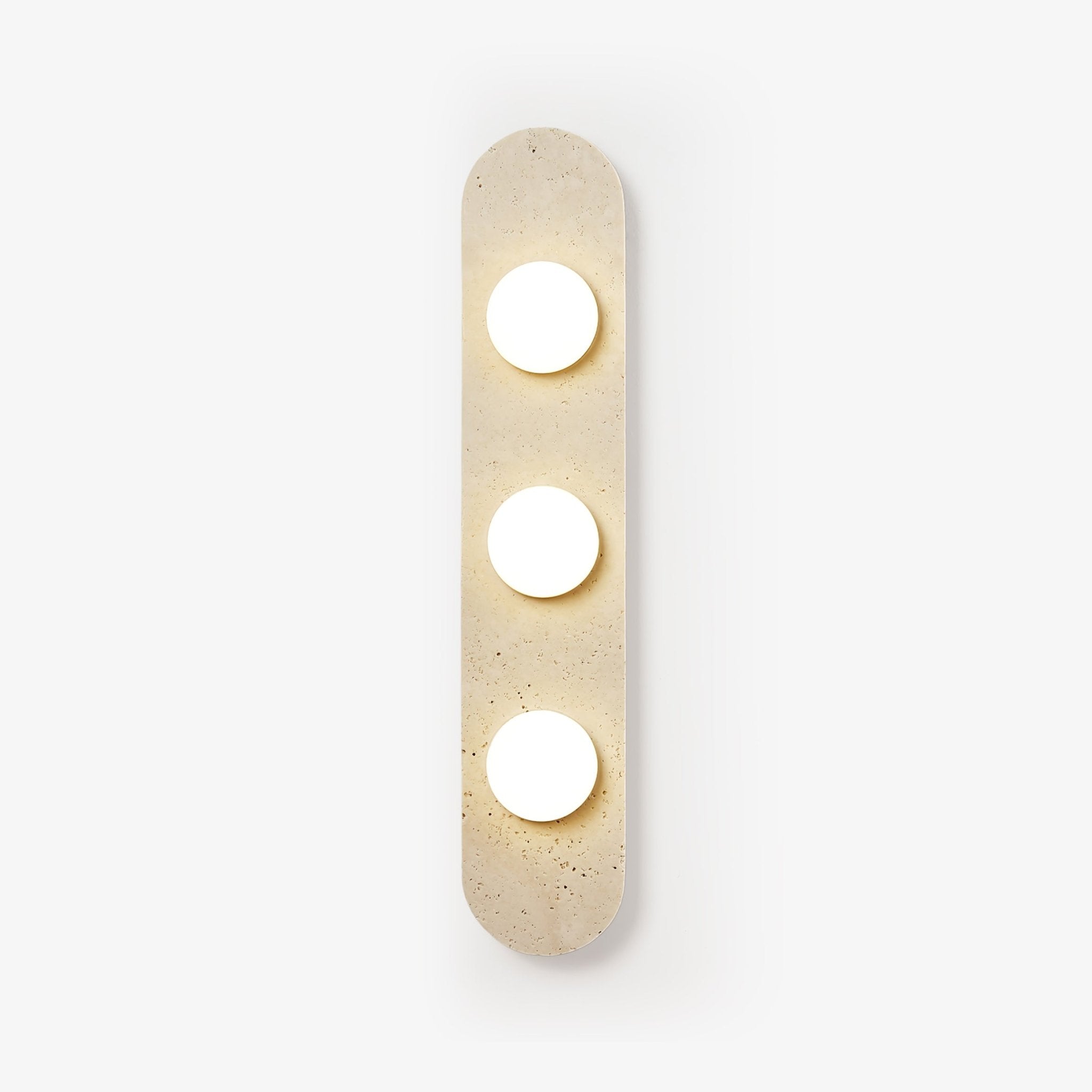Luminaire Murale Travertin Jaune Au Design Minimaliste Épuré