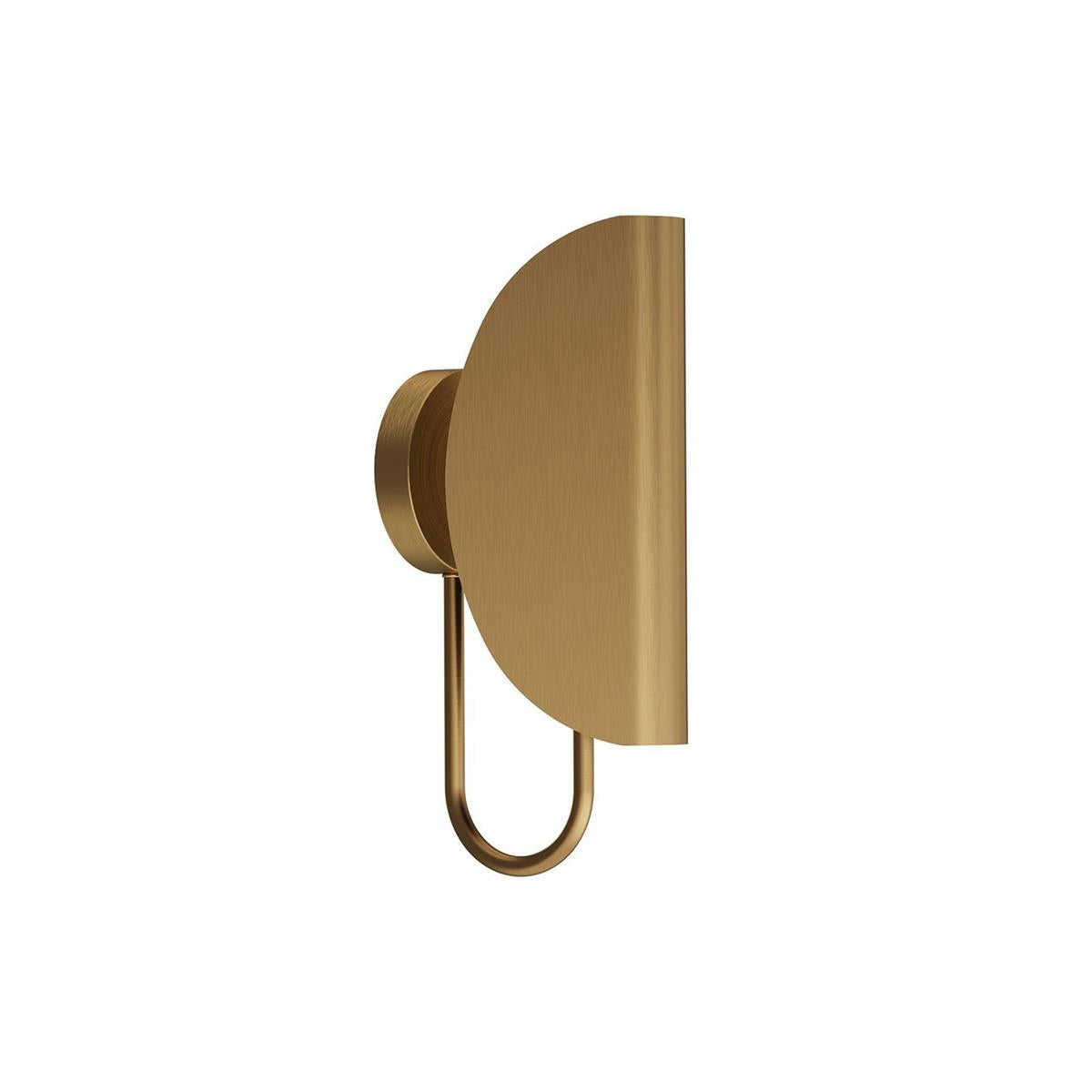 Lampe Murale Feuille En Laiton Et Tissu Éclairage Diffus Moderne