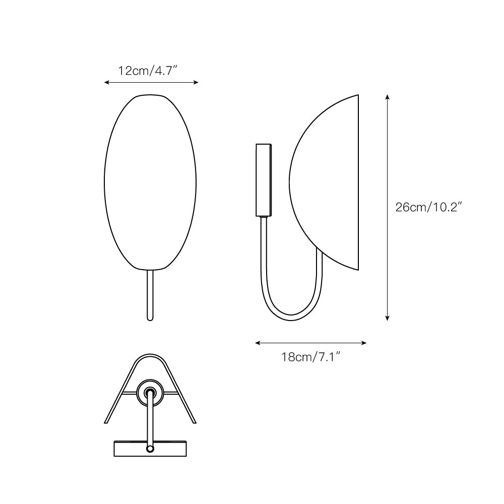 Lampe Murale Feuille En Laiton Et Tissu Éclairage Diffus Moderne