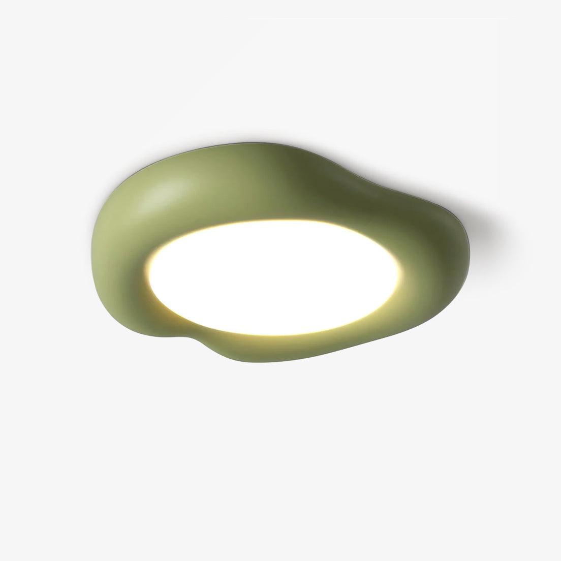 Plafonnier Résine Forme Pomme Avec Éclairage LED Variable 3000K 4000K
