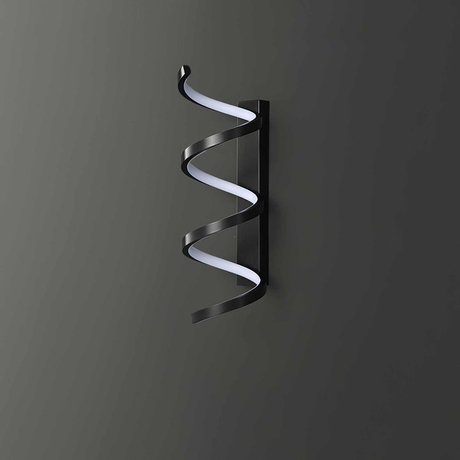 Lampe Murale Spirale En Laiton LED Intégrée Et Températures Variables