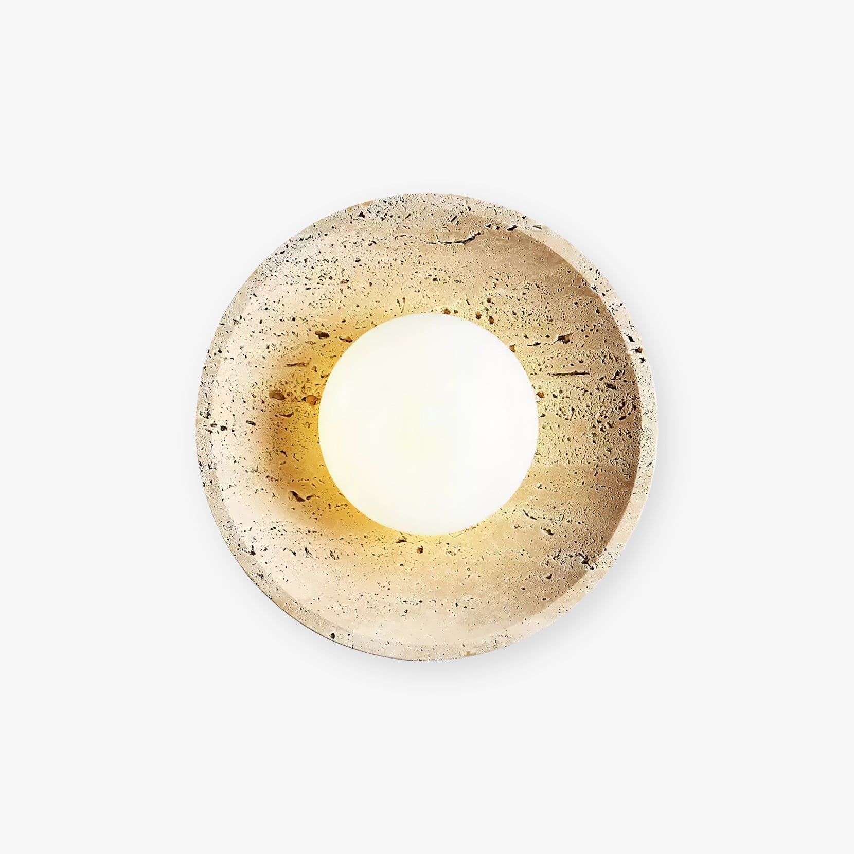 Luminaire Mural Travertin Élégance Contemporaine Pour Intérieur