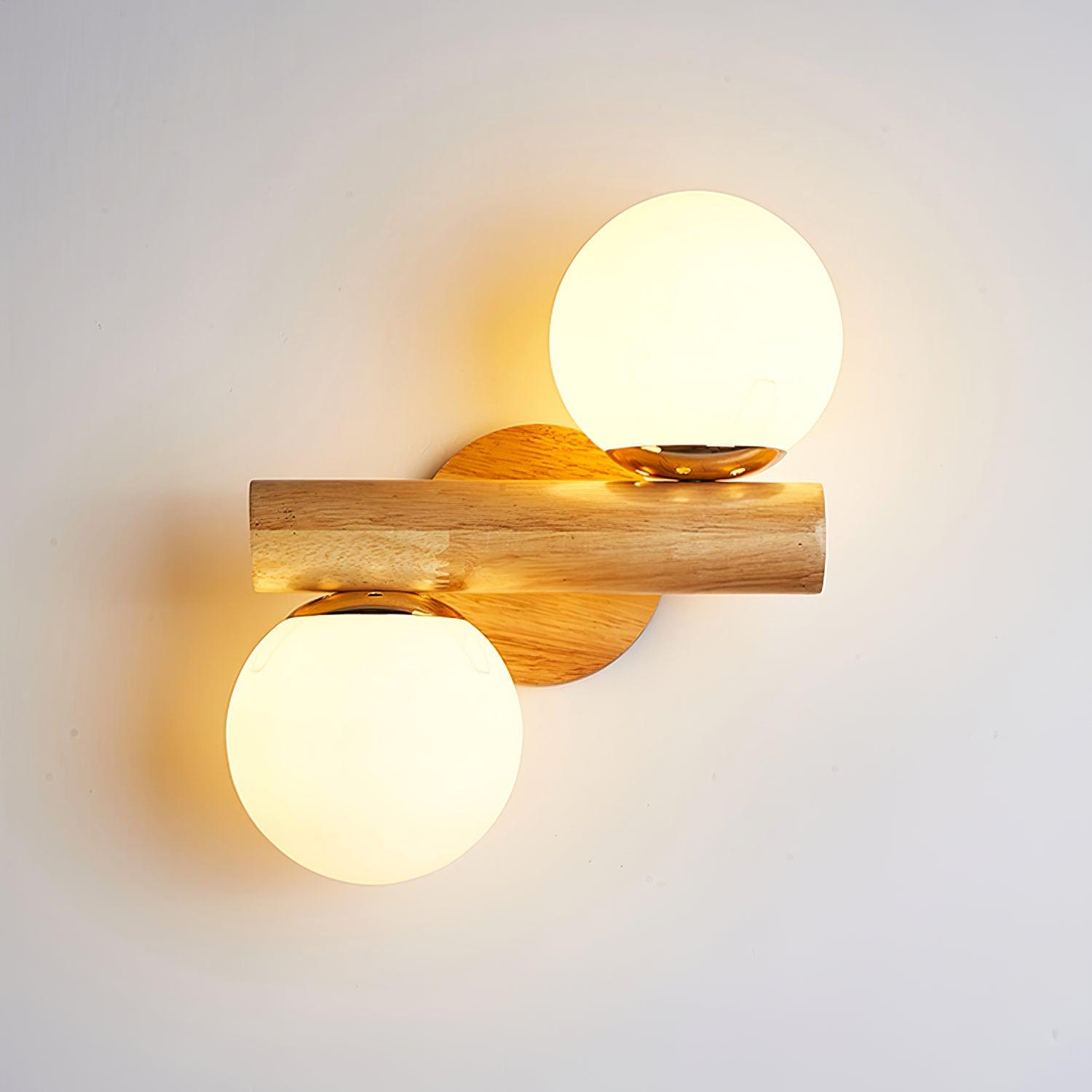 Lampe Murale Bois Nordique Pour Ambiance Chaleureuse Et Éclairage LED
