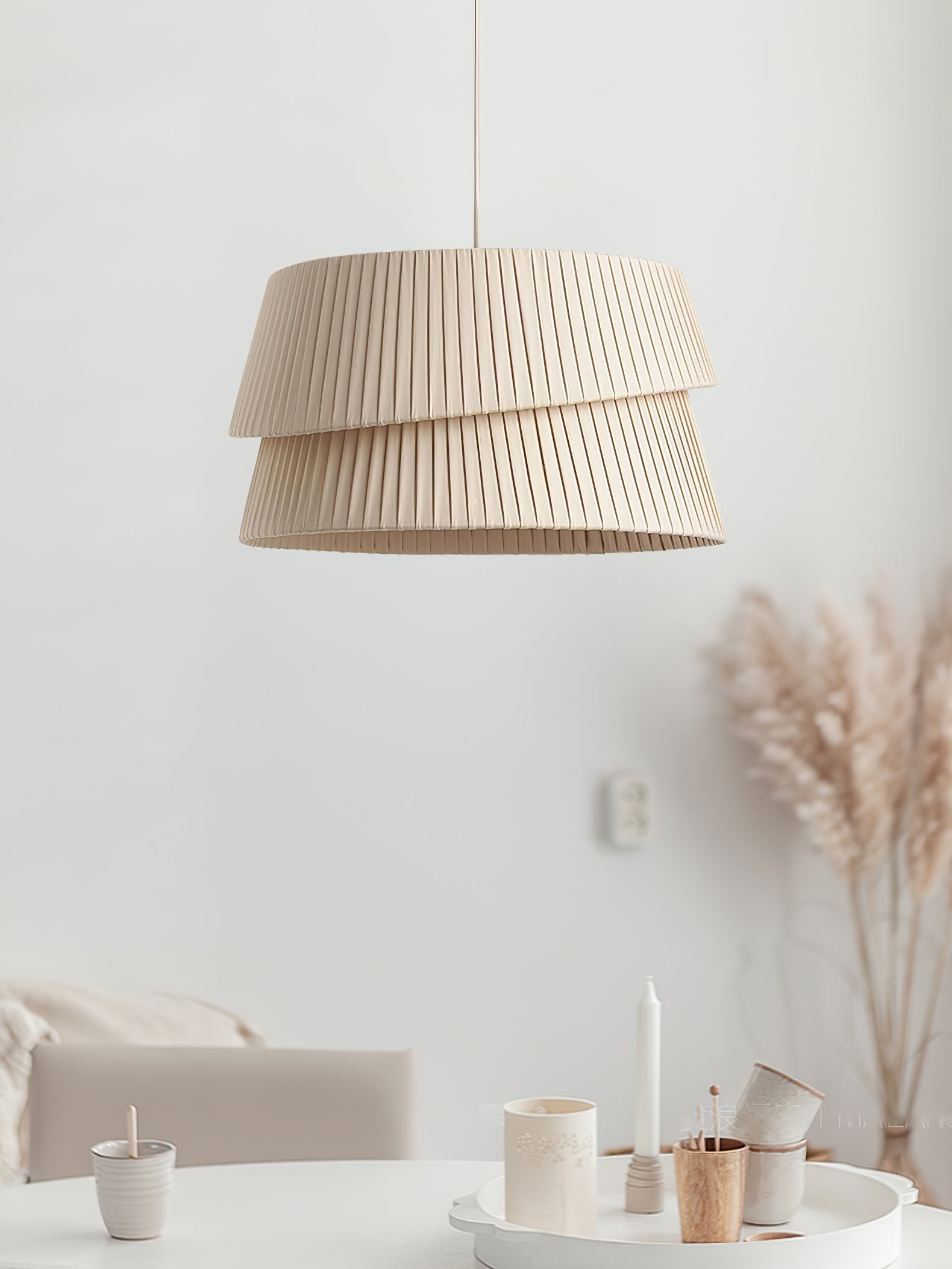 Plafonnier Tissu Effet Torsadé Raffinement Premium Moderne