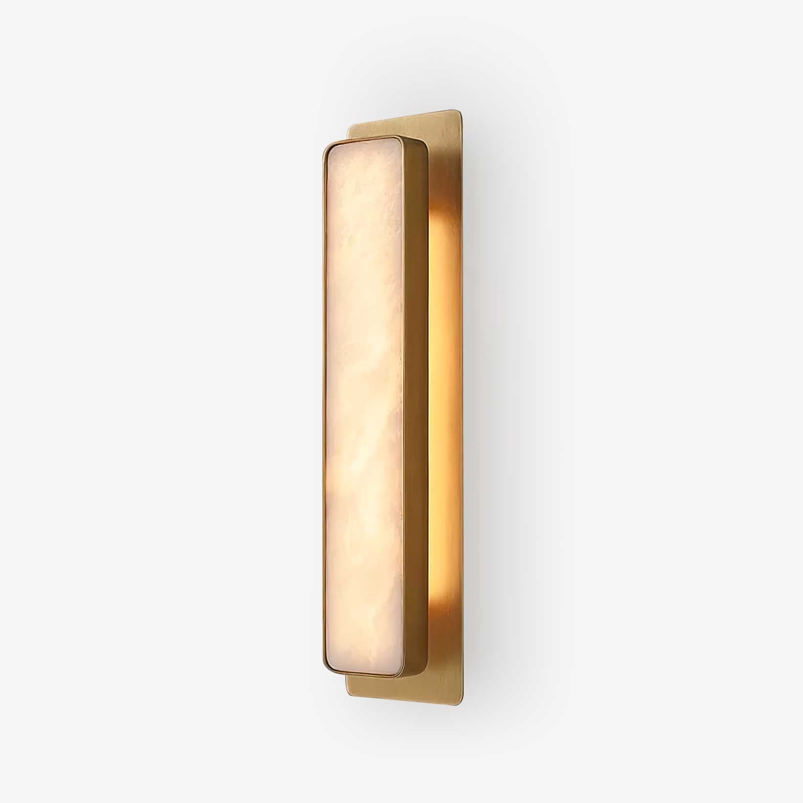 Applique Linéaire En Albâtre Avec Lumière Intégrée Et Température Variable