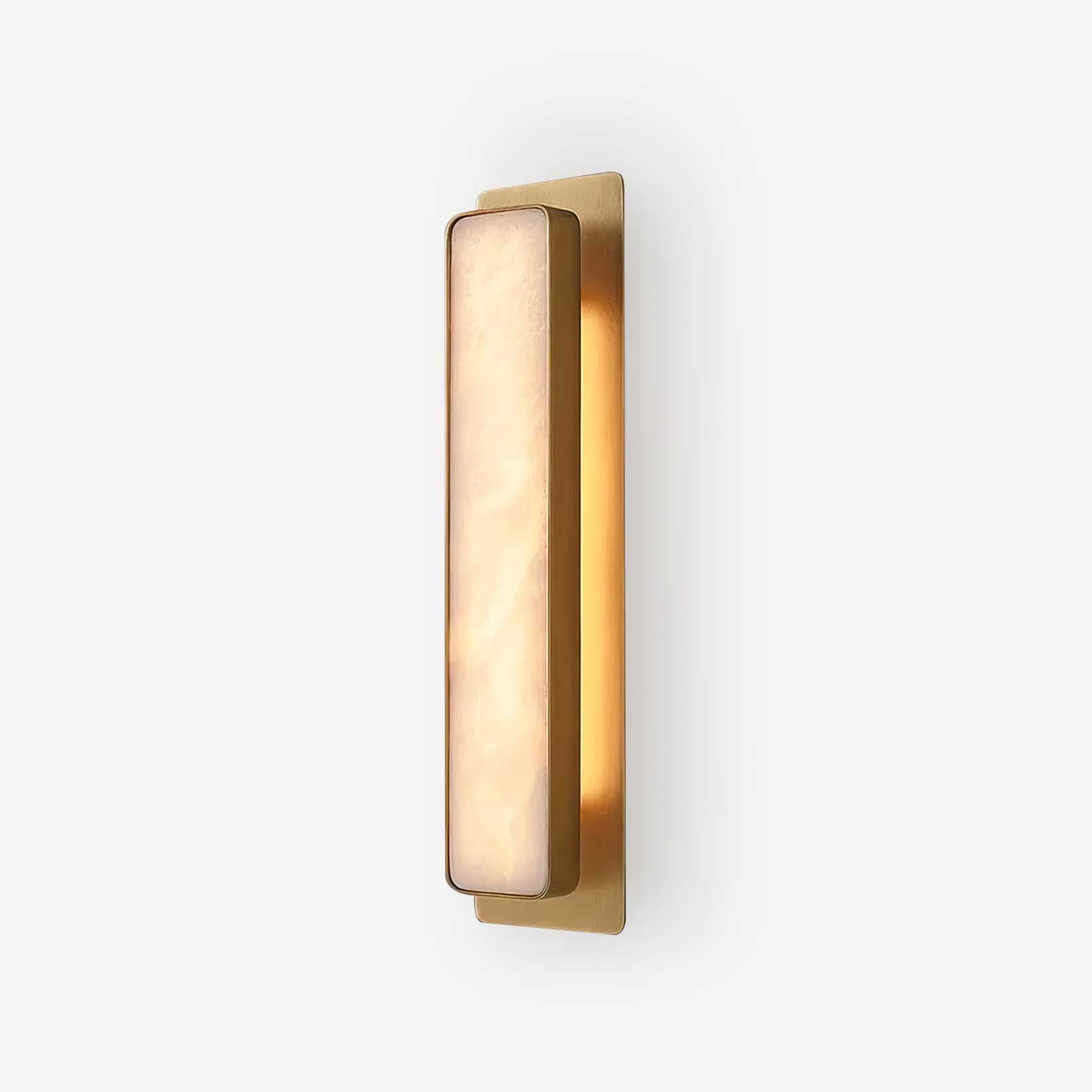 Applique Linéaire En Albâtre Avec Lumière Intégrée Et Température Variable