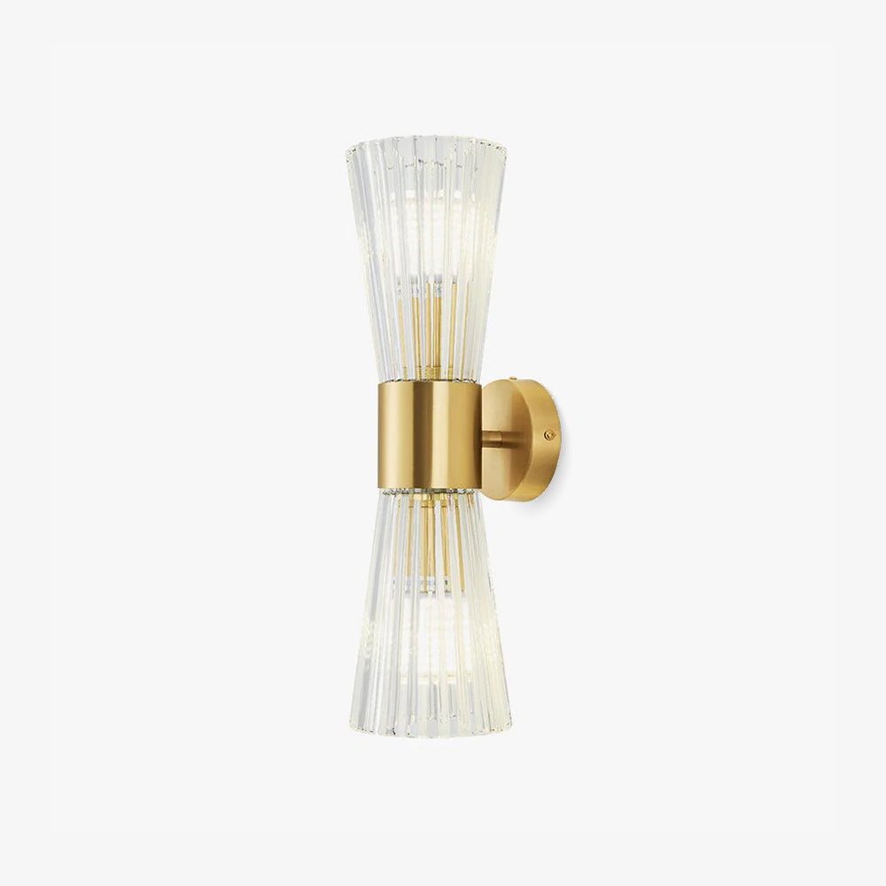 Lampe Murale Artistique En Cristal Doré Pour Une Ambiance Raffinée