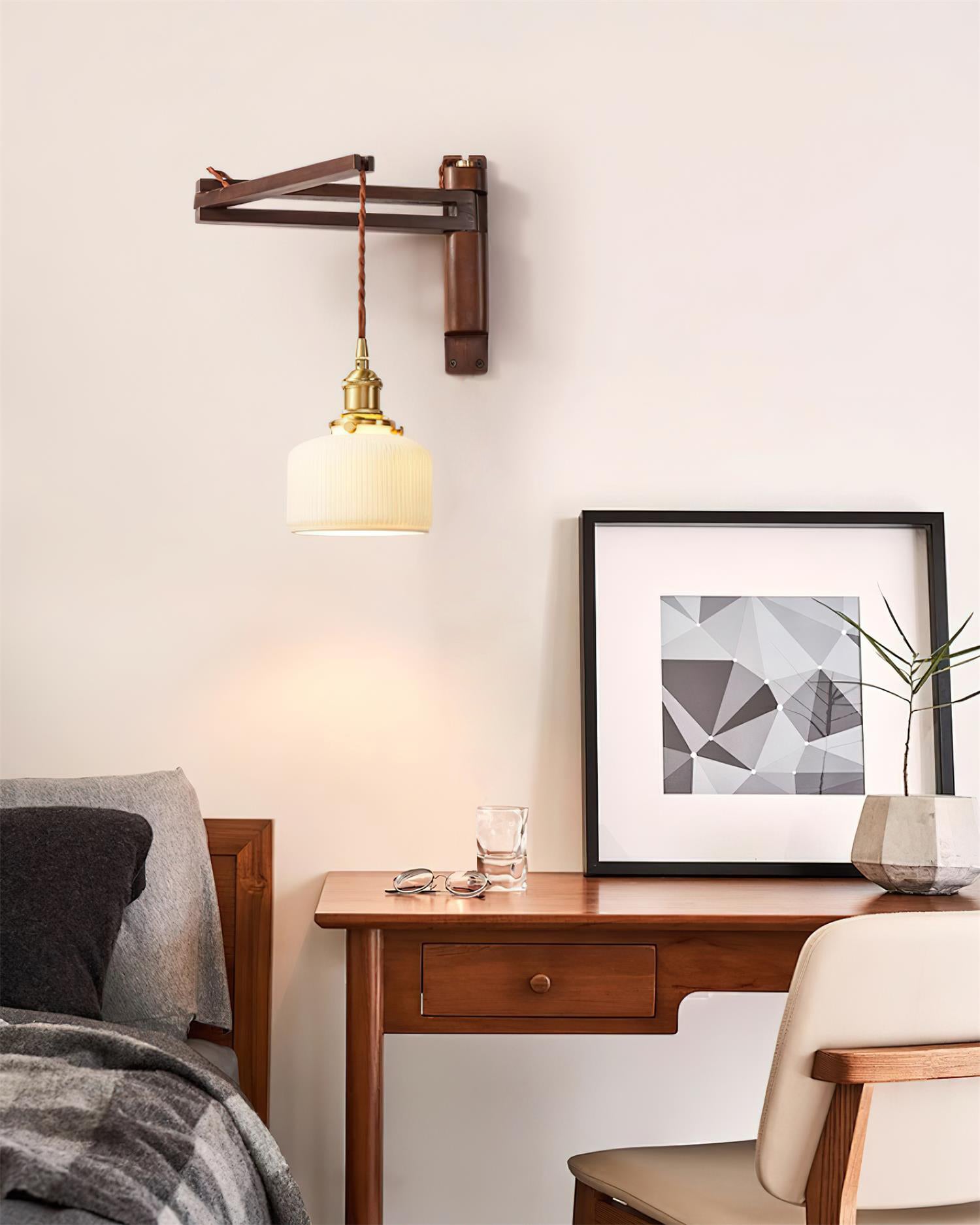 Applique Murale Bois Rustique Avec Prise Intégrée Pour Ambiance Chaleureuse