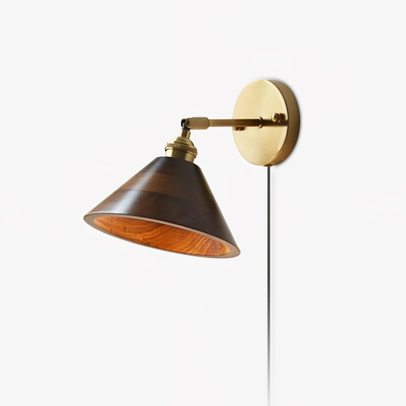 Lampe Murale Vintage Bois Et Laiton Éclairage Chic Pour Intérieurs