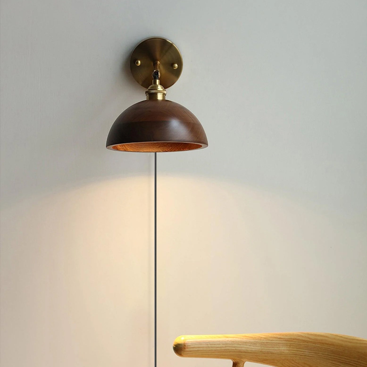 Lampe Murale Vintage Bois Et Laiton Éclairage Chic Pour Intérieurs
