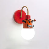 Applique Murale Artistique Et Ludique En Fer Avec Douille LED E27 Moderne