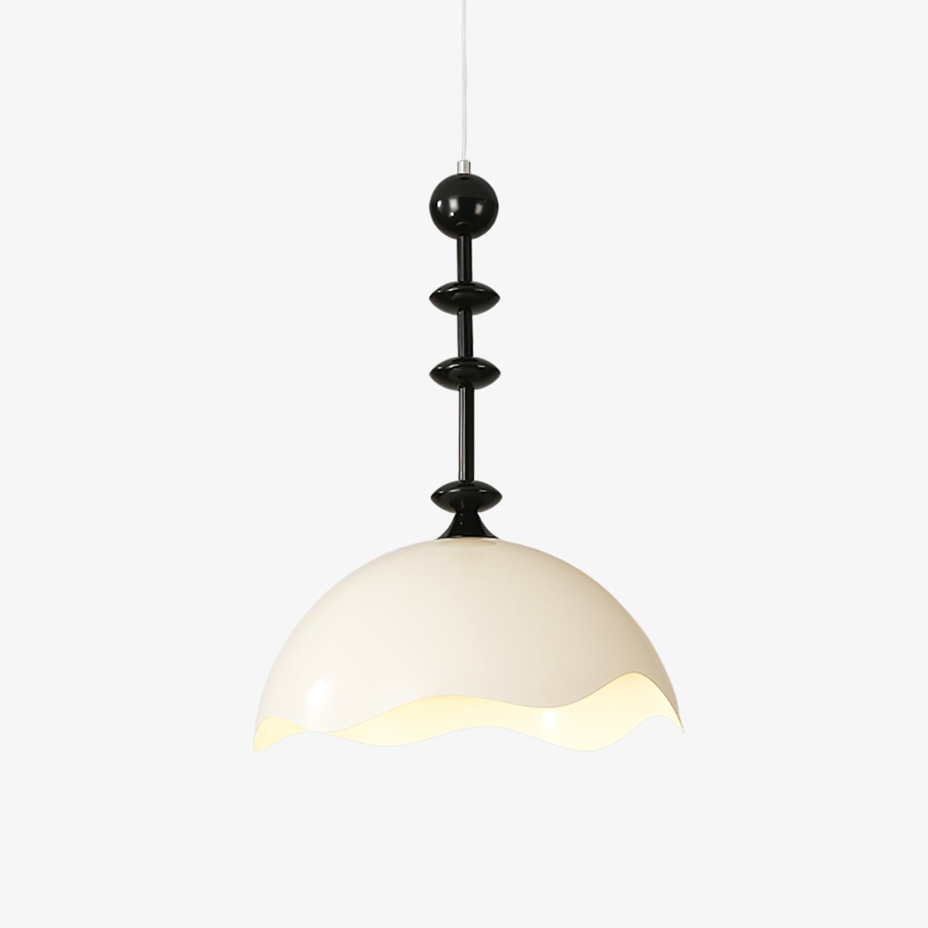 Suspension LED Acrylique Minimaliste Noir Températures Ajustables