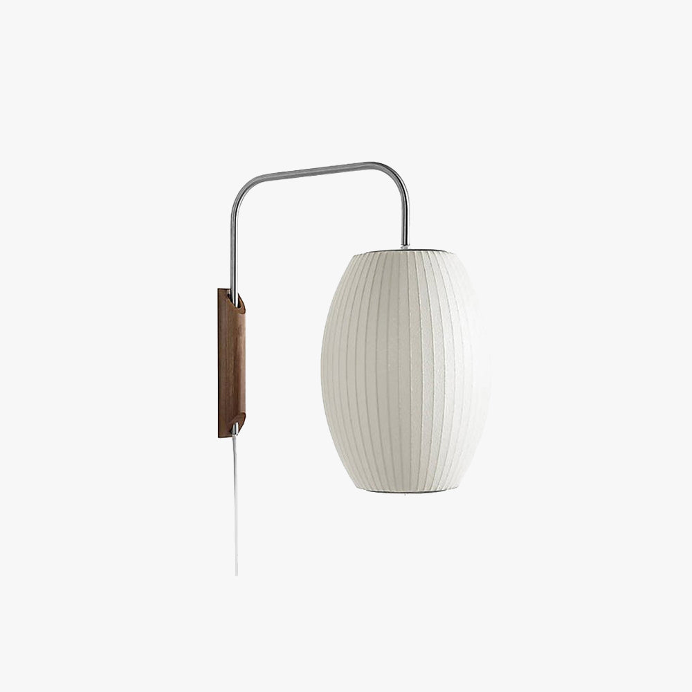 Lampe Murale Ronde Moderne En Métal Et Bois Pour Salon Ambiance Élégante