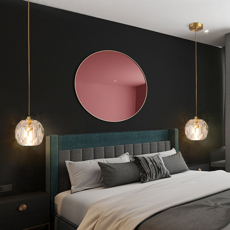 Lustre Suspension LED Contemporain En Métal Pour Chambre Ambiance Moderne
