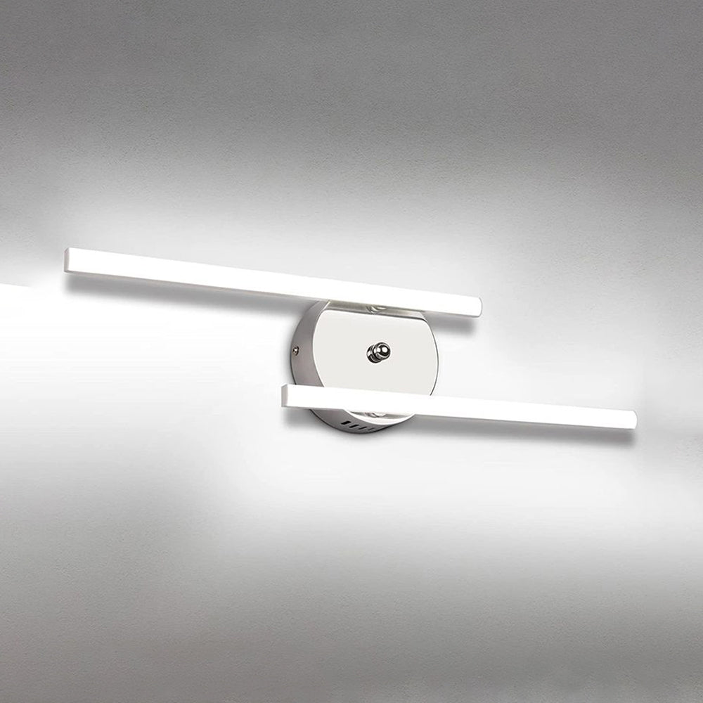 Applique Murale à Miroir LED Linéaire en Métal Durable Salle de Bain